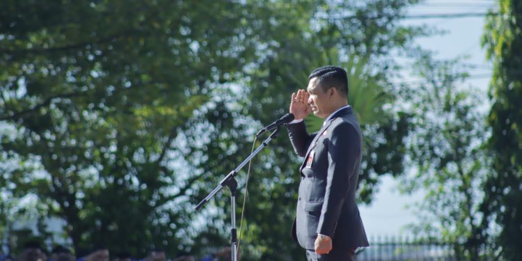 Wakili Pj. Bupati, Sekda Takalar Irup pada Upacara Peringatan Hari Otonomi Daerah ke-XXVIII