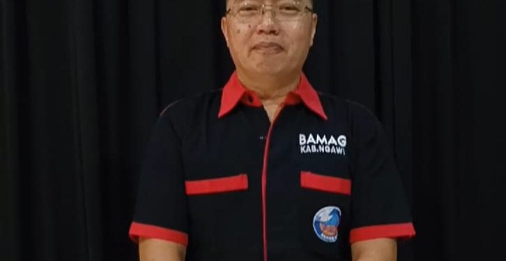 Polsek Kwadungan Cangkrukan Bersama Warga, Jaga Kamtibmas Ngawi