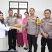 Sumringah, Anggota Polsek Semen Dapat Bantuan Tangan Palsu Dari Kapolres Kediri Kota