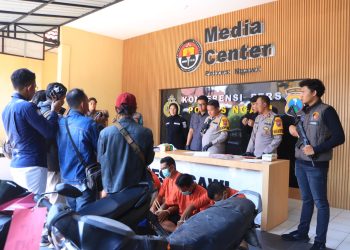 Polres Ngawi Berhasil Ungkap Kasus Curat 3 TKP, 6 Tersangka Diamankan