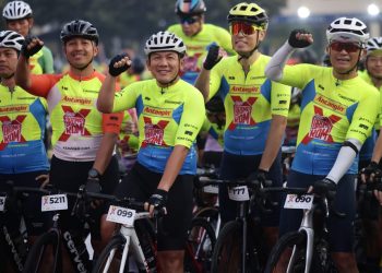 Kapolres Kediri Kota bersama Kapolda Jatim dan PJU Polda Jatim Ikuti Bromo KOM X Challenge 2024