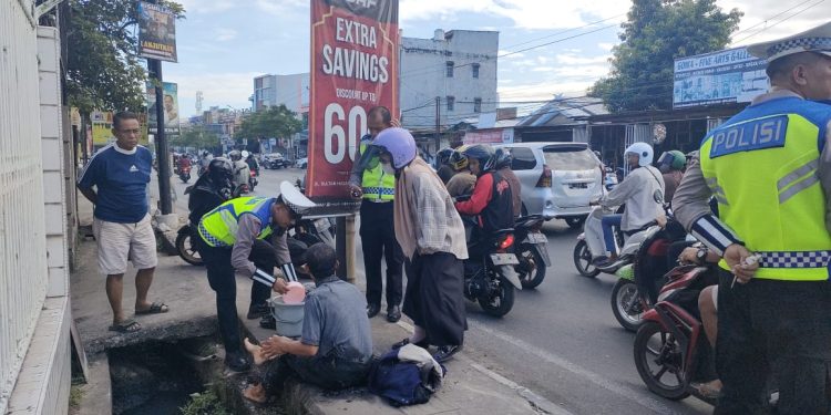 SIGAP, PERSONIL SAT LANTAS POLRES GOWA TANGANI LAKA LANTAS