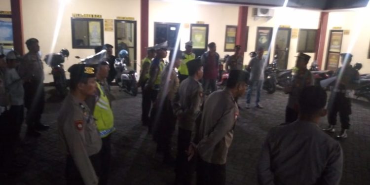 Antisipasi guantibmas dimalam hari Polsek Somba Opu kembali Laksanakan Cipkon dalam bentuk razia.