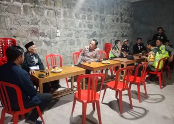 Polsek Ngawi Amankan Latihan Bersama PSHT P-17 Ranting di  Karanganyar