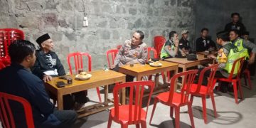 Polsek Ngawi Amankan Latihan Bersama PSHT P-17 Ranting di  Karanganyar