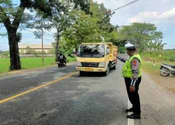 Cegah Laka, Satlantas Polres Ngawi Tingkatkan Patroli di Strongpoint dan Blackspot