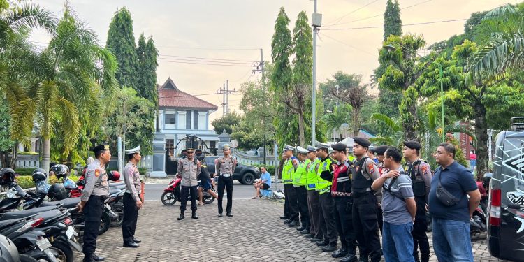 Sat Samapta Polres Amankan Car Free Day dan Sepeda Santai KOSTI Ngawi