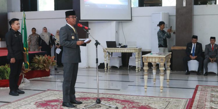 Pj. Bupati Lantik 7 Pejabat Eselon II Lingkup Pemerintah Kabupaten Takalar