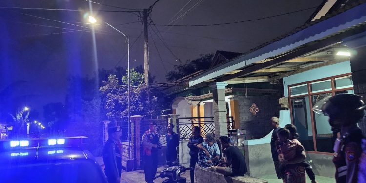 Polres Nganjuk Gelar Patroli Gabungan untuk Tingkatkan Keamanan di Desa Kedungombo