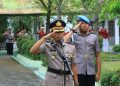 Waka Polres Ngawi Pimpin Ziarah ke Taman Makam Pahlawan di Hari Bhayangkara ke – 78