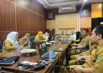Penilaian interview Evaluasi Penyelenggaraan Statistik Sektoral Kabupaten Takalar Melalui Zoom Meeting