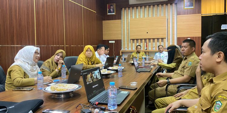 Penilaian interview Evaluasi Penyelenggaraan Statistik Sektoral Kabupaten Takalar Melalui Zoom Meeting