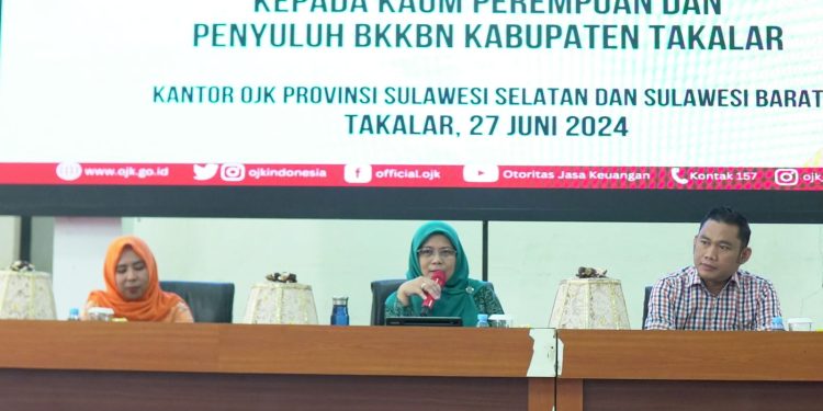“Sebagai Bentuk Wujud untuk Meningkatkan Literasi Keuangan Masyarakat, TP PKK Takalar bersama OJK dan Cabang BNI Takalar gelar Edukasi Keuangan kepada Kaum Perempuan”