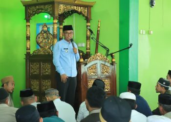 Safari Jum’at di Masjid Nurul Mubarak Bura’ne, Pj. Bupati Takalar himbau Warga Dukung Program Pembangunan Desa
