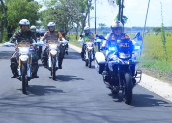 Sinergitas TNI Polri Ngawi Laksanakan Patroli Suran Agung