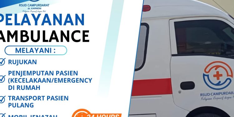RSUD KARNENI Campurdarat Hadirkan Layanan Ambulan 24 Jam yang siap, sigap dan tepat waktu untuk Medis
