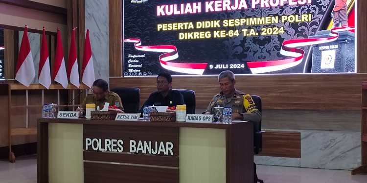 Sespimen Polri Dikreg ke-64 Laksanakan KKL di Banjar, Kalsel