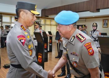 Kapolda Jabar Pimpin Sertijab Pejabat Utama dan Kapolres Polda Jabar