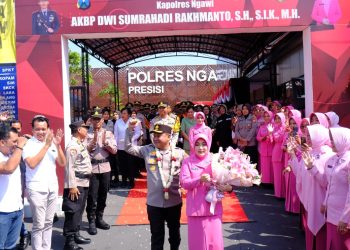 Pucuk Pimpinan Polres Ngawi Berganti