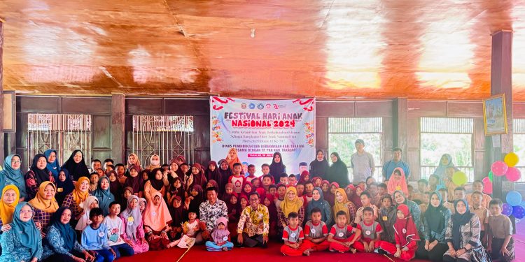Pj Bupati Takalar Membuka Festival Hari Anak Nasional dan Lomba Kreativitas Anak Berkebutuhan Khusus