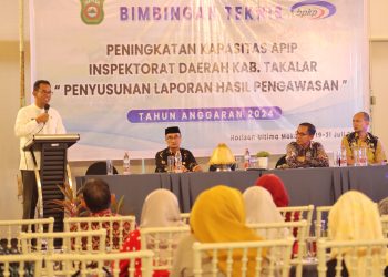 Buka Bimtek APIP, Pj. Bupati Takalar harap Menghasilkan Laporan Yang Berkualitas