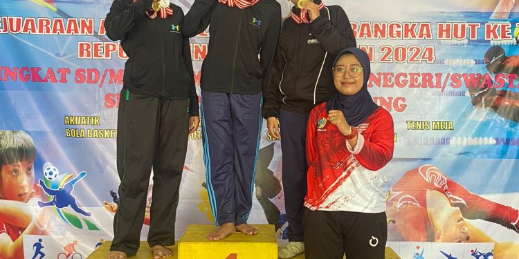 SMPN 3 Tulungagung Kembali Dapat Mendali Emas Cabang Olah Raga Senam Gymnastik