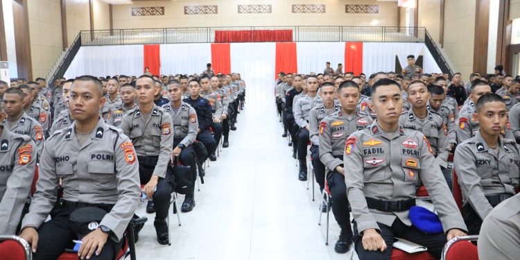 286 Lulusan Bintara dan Tamtama Polri Gel. 1 TA. 2024 Polda Sulsel Mengikuti Tahap Orientasi
