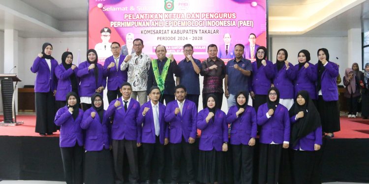 Pj. Bupati Takalar hadiri Pelantikan Pengurus Komisariat Perhimpunan Ahli Epidemiologi Indonesia (PAEI) Kab. Takalar Periode 2024-2028.