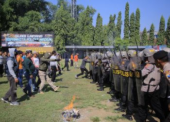 Polres Madiun Gelar Pelaksanaan Sispamkota “Ops Mantap Praja Semeru” untuk Pengamanan Pilkada 2024