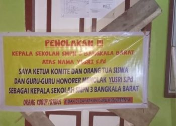 Diduga Korupsi Dana BOS, Tipikor Polres Jeneponto Diminta  Periksa Kepala SMPN 3 Bangkala Barat