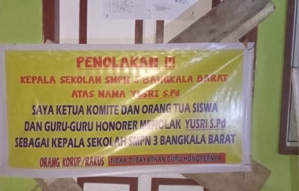 Diduga Korupsi Dana BOS, Tipikor Polres Jeneponto Diminta Periksa Kepala SMPN 3 Bangkala Barat