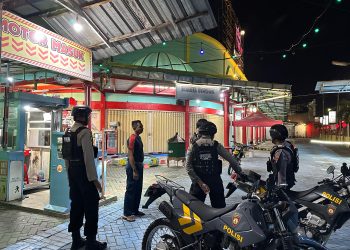 Sat Samapta Polres Patroli Rutin untuk Memelihara Kamtibmas di Ngawi