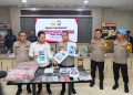 POLDA SULSEL GELAR KONFERENSI PERS PENGUNGKAPAN MAYAT DALAM KOPER DI PANGKEP