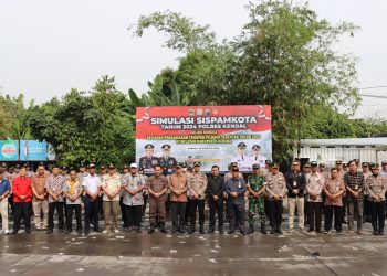 Simulasi Sispamkota, Persiapan Polres Kendal Hadapi Massa Anarkis di Pilkada