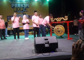 Merayakan HARPENAS Tahun 2024 serta HUT RI ke 79 : Dinas PERKIM menggelar bazar di GOR LEMBU PETENG