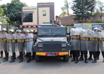 Polres Kediri Kota Tingkatkan Kemampuan Dalmas Untuk Pengamanan Pilkada 2024