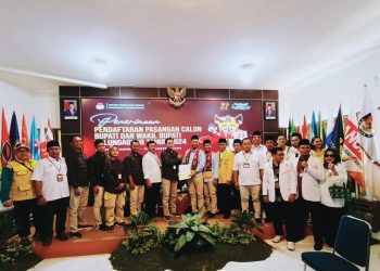 Pasangan GaBah Resmi Daftar Ke KPU Sebagai Paslon Cabup dan Cawabup Tulungagung