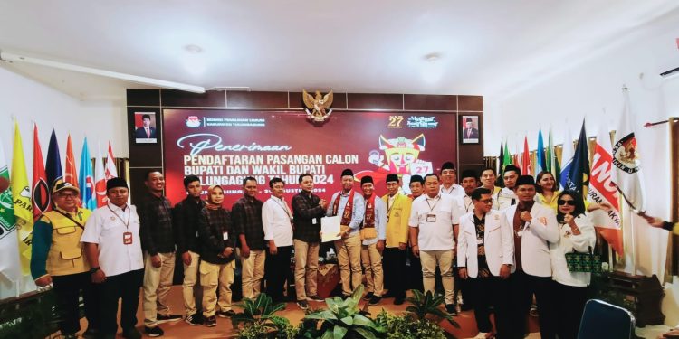 Pasangan GaBah Resmi Daftar Ke KPU Sebagai Paslon Cabup dan Cawabup Tulungagung