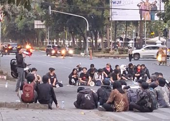 Polda Jabar Apresiasi Massa Unras Tolak RÙU Pilkada di Bandung Kondusif