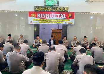 Polres Nganjuk Gelar Program Pembinaan Rohani dan Mental dalam Upaya Penguatan Keimanan dan Keikhlasan