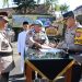 Kapolres Pimpin Sertijab Kabag, Kasat dan Kapolsek Jajaran Polres Kediri Kota