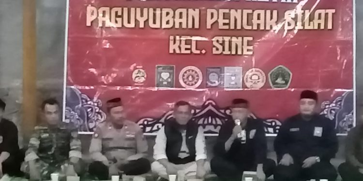 Perguruan Silat di Sine Adakan Pertemuan Rutin Jelang Pilkada Ngawi