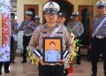 Tembakan Salvo Iringi Kepergian Anggota Polres Ngawi