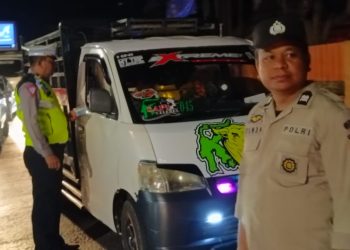 Antisipasi guantibmas dimalam hari Polsek Somba Opu kembali Laksanakan Cipkon dalam bentuk razia