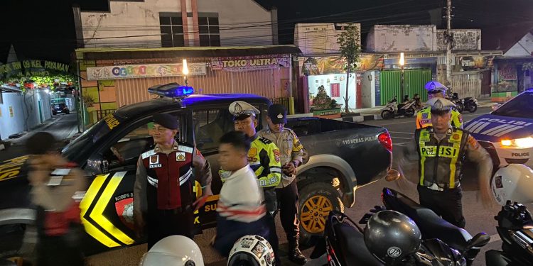 Polres Nganjuk, Cegah Tindak Kejahatan Jalanan dengan Pola Patroli SREG