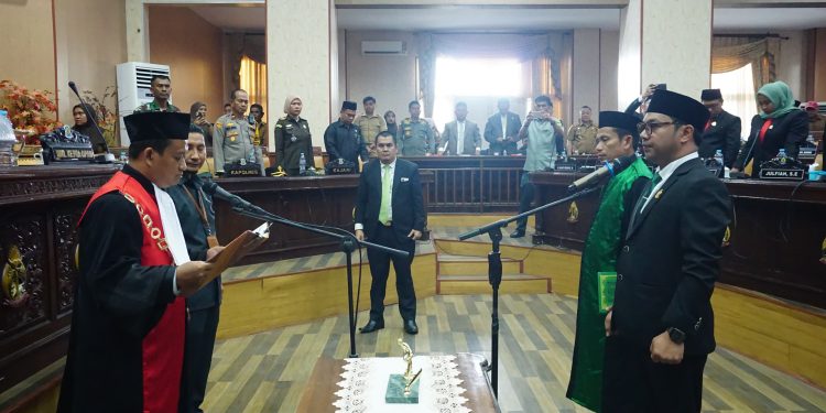 Pengambilan Sumpah/Janji Wakil Ketua DPRD Kabupaten Jeneponto