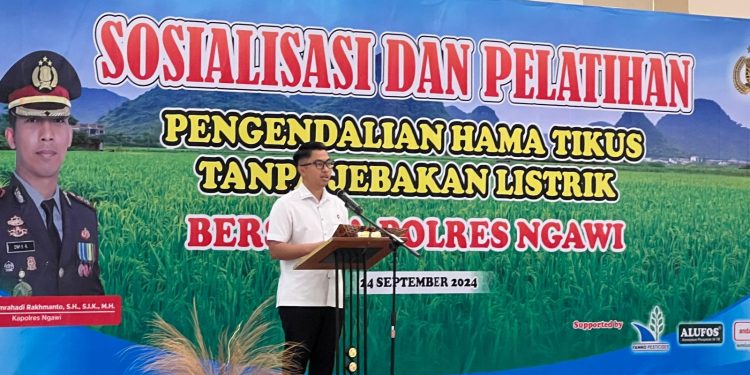 Tingginya Korban Jebakan Tikus Beraliran Listrik di Sawah, Polres Ngawi Lakukan Sosialisasi