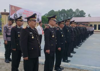 Bersama Pancasila Kita Wujudkan Indonesia Emas, Polres Toraja Utara Gelar Upacara Peringatan Hari Kesaktian Pancasila