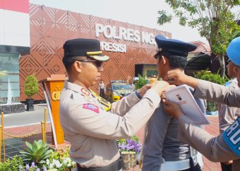 Kapolres Ngawi Pimpin Apel Gelar Pasukan Ops Kepolisian Kewilayahan Zebra Semeru 2024