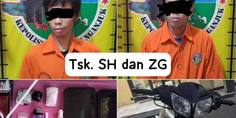 Polres Nganjuk Ungkap Kasus Narkotika Jenis Sabu: Dua Tersangka Diamankan